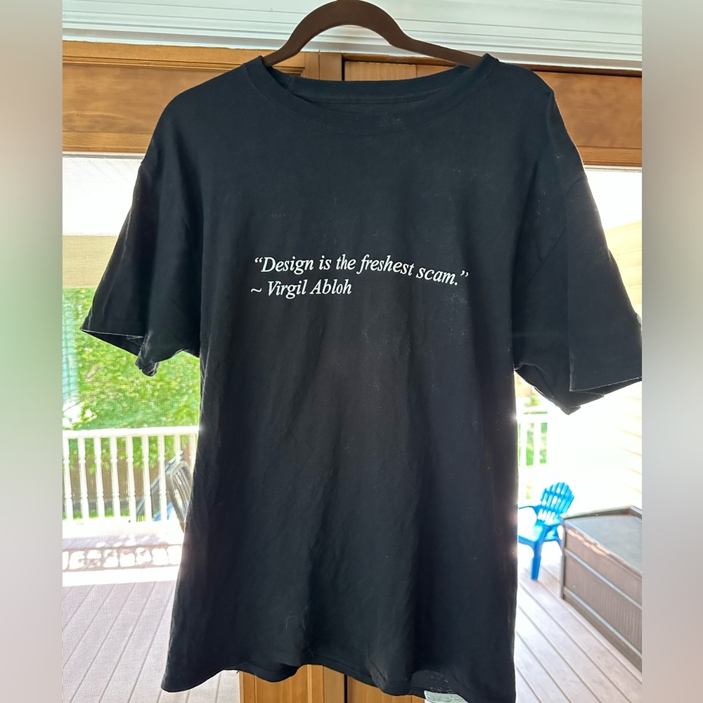 Canary, yellow Virgil Abloh Quote